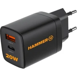 Nabíjačka Hammer RapidCharge Duo čierna