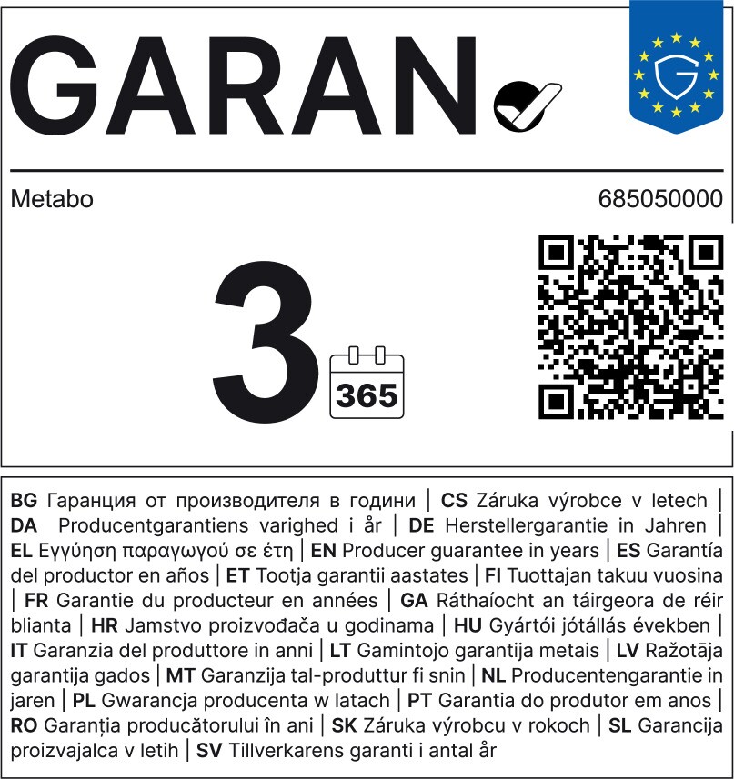 Nabíjačka Metabo ASC 55 + 2x akumulátor Li-Power 18V/4Ah (685050000)