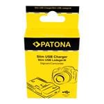 Nabíjačka Patona pre Canon LP-E8, tenká, USB