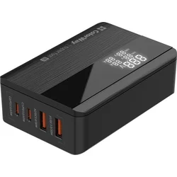 Nabíjačka USB ColorWay CW-CHS040PD-BK, 2x USB-A, 2x USB-C, 65 W