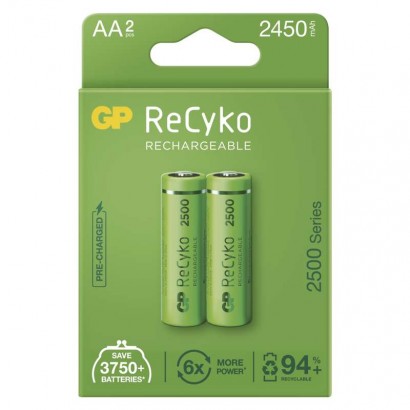 Nabíjecí baterie GP ReCyko 2500 AA (HR6) - 2Ks