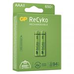 Nabíjecí baterie GP ReCyko 650 AAA (HR03) - 2Ks