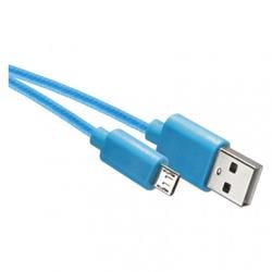 nabíjecí/datový kabel USB-A 2.0 / microUSB 2.0, 1m, modrý