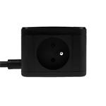 Nabíjecí stanice Huslog 12W 2xzásuvka, 2xUSB-C, 1xUSB černá