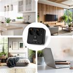 Nabíjecí stanice Huslog 15W 2xzásuvka, 2xUSB-C, 2xUSB, 1x držák na telefon černá