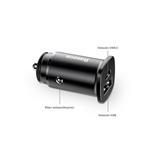 Nabíječka do auta Baseus 30W 1x USB,1x USB-C černá