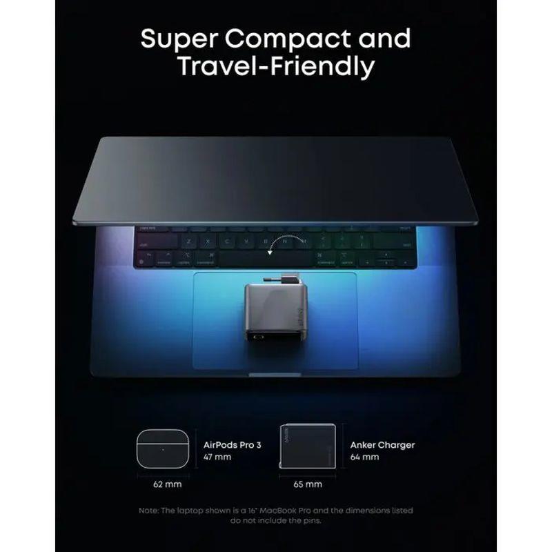 Nabíječka do sítě Anker Prime 160W, 3xUSB-C stříbrná