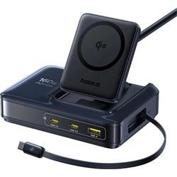 Nabíječka do sítě Baseus Nomos NH21 160W 2xUSB-C, 1xUSB černá