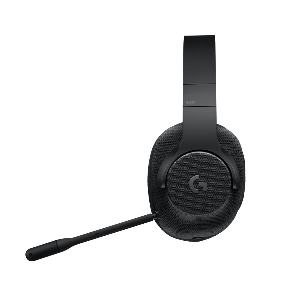 Náhlavná súprava Logitech G433 Black Surround Sound