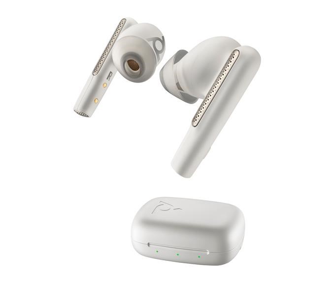 Náhlavná súprava Poly bluetooth Voyager Free 60, adaptér BT700 USB-C, nabíjacie puzdro, biela