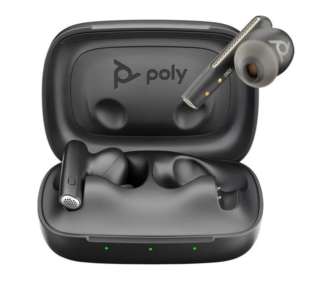 Náhlavná súprava Poly bluetooth Voyager Free 60, adaptér BT700 USB-C, nabíjacie puzdro, čierna