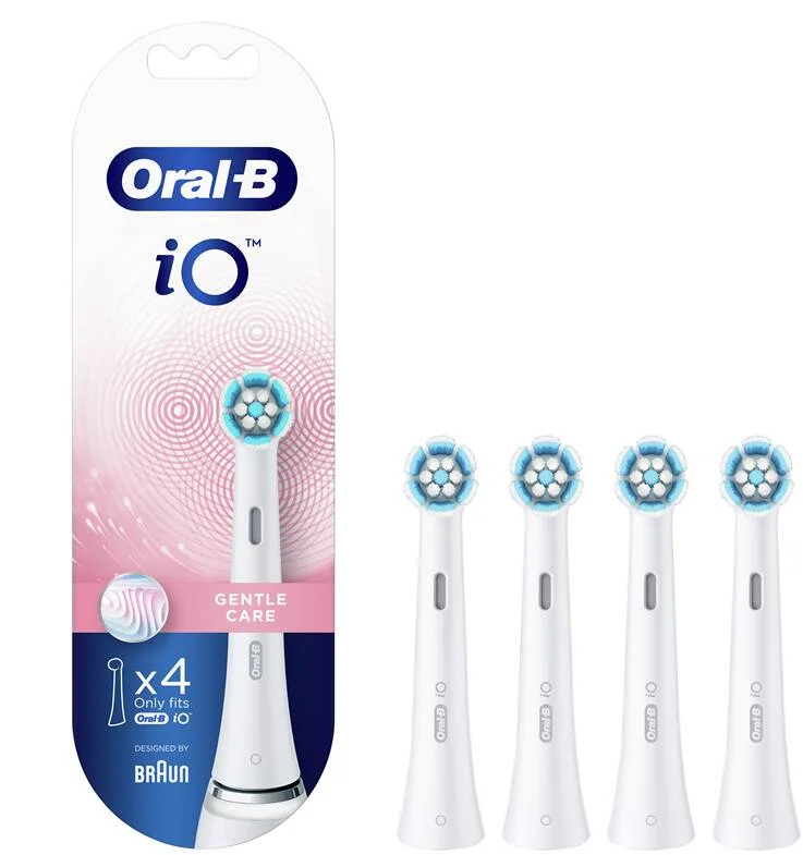 Náhradné hlavice Oral-B iO Gentle Care White, 4 ks