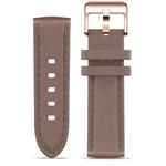 Náhradný remienok zo syntetickej kože pre hodinky Aligator Watch Grace 16 mm, cappuccino