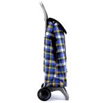 Nákupná taška na kolieskach Rolser Jet Scottish Joy, hnedá