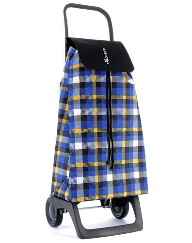 Nákupná taška na kolieskach Rolser Jet Scottish Joy, hnedá