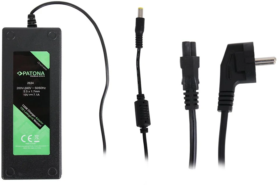 Napájací adaptér PATONA na ntb 19V/7,1A 135W konektor 5,5x1,7mm ACER PREMIUM