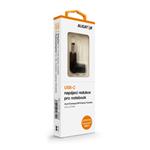 Napájací adaptér USB-C 5,5 x 2,1 mm pre notebooky Acer/Compaq/HP/Fujitsu/Toshiba
