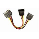 Napájací kábel GEMBIRD SATA 2x SATA, 15 cm