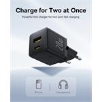 Napájacia nabíjačka Baseus Palm 20W, 1xUSB, 1xUSB-C čierna