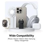 Napájacia nabíjačka Baseus Palm 30W, 1xUSB, 1xUSB-C čierna