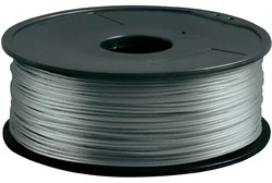 Náplň pro 3D tiskárnu, Renkforce PLA175S1, PLA, 1,75 mm, 1 kg, stříbrná