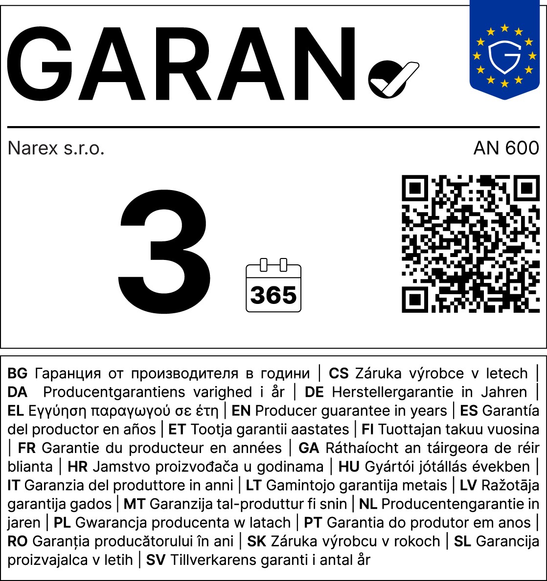 Narex AN 600 (65405338)