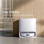 Narwal Freo Z10 Pro white – robotický vysávač s umelou inteligenciou, rotačným mopom a samočistiacou stanicou