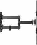Nástenný držiak SBOX 23"–55", s možnosťou naklápania, čierny (LCD-443)