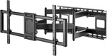 Nástenný držiak SBOX 43"–100", naklápací a otočný, nosnosť až 120 kg, čierny (PLB-7486)