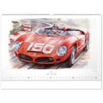 Nástěnný kalendář Oldtimers – Václav Zapadlík 2024, 64 × 42 cm
