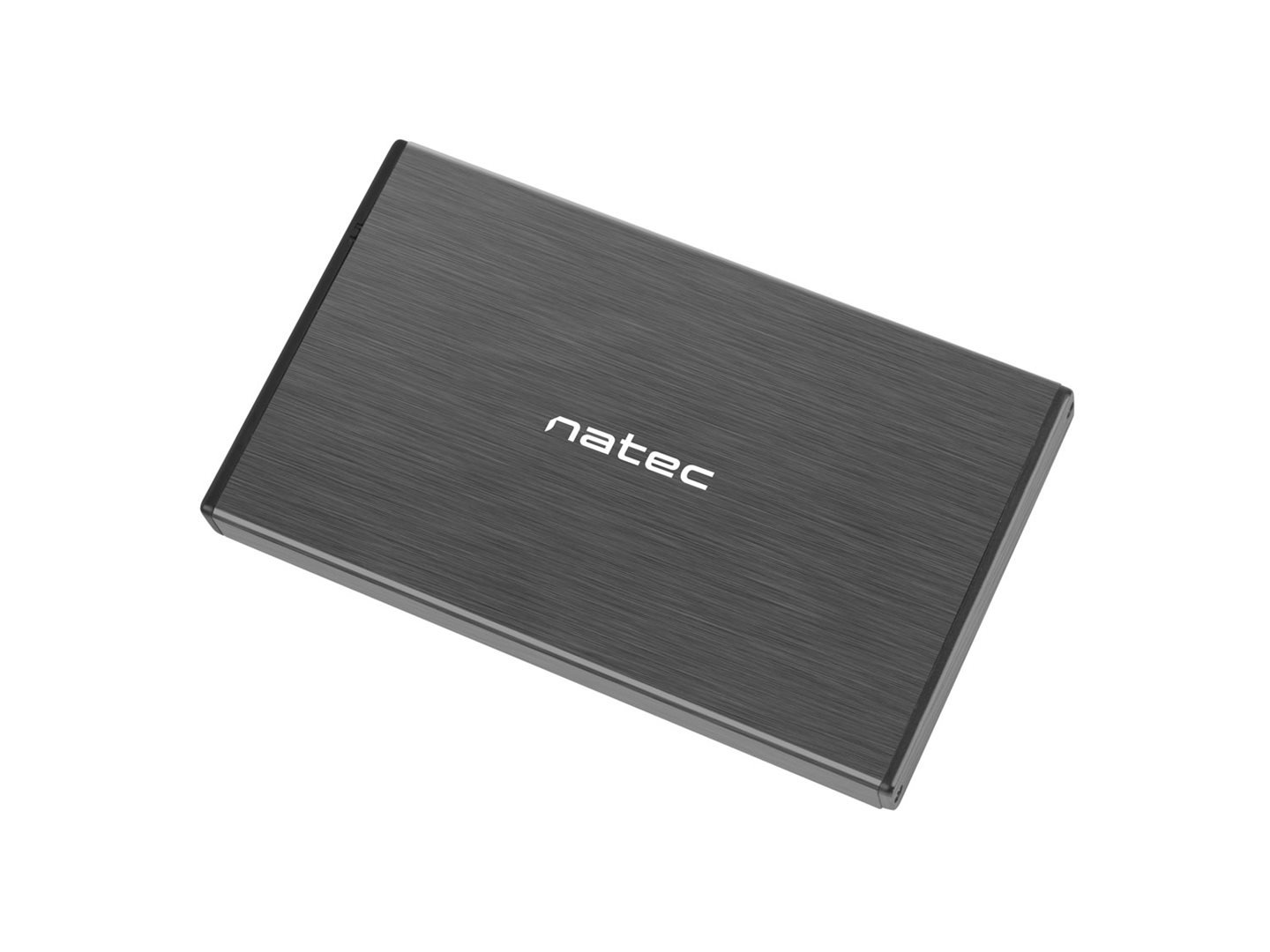 Natec externí box pro HDD 2,5” USB 3.0 Rhino Go, černý, hliníkové tělo