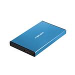 Natec externý HDD box 2,5" USB 3.0 Rhino Go, modrý, hliníkové telo