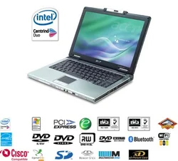 NB ACER TM 3012WTMi 12,1˝PD-M 1,6GHz/1GB/100GB/DVD±RW DL/W/BT,VoIP,5in1,CAM,XPP