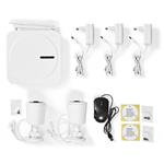 NEDIS 1080p KIT/ 1x NVR/ 2x bullet kamera/ 2Mpx/ objektiv 4 mm/ IP65/ noční vidění/ síťové napájení/ 12 V adaptér/ bílý