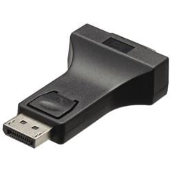 NEDIS adaptér DisplayPort/ zástrčka DisplayPort - zásuvka DVI-I 24+5p/ černý