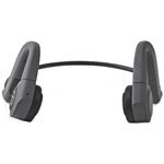 NEDIS bezdrátová sluchátka + mikrofon/ Bone Conduction/ výdrž 6,5 hodin/ ovládání hlasitosti/ IPX5/ šedé