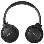 NEDIS bezdrátová sluchátka + mikrofon/ ON-EAR/ výdrž 10 hodin/ ovládání stiskem/ ovládání hlasitosti/ černé
