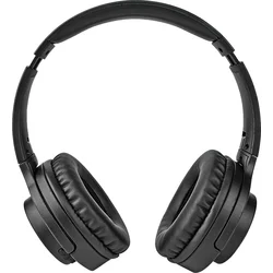 NEDIS bezdrátová sluchátka + mikrofon/ ON-EAR/ výdrž 12 hodin/ ovládání stiskem/ ovládání hlasitosti/ černé