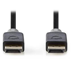 NEDIS DisplayPort 1.4 kabel/ DisplayPort zástrčka – DisplayPort zástrčka/ 8K/ antracitový/ box/ 2m