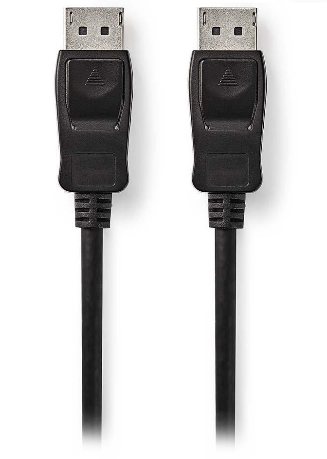 NEDIS kabel DisplayPort/ DisplayPort zástrčka - DisplayPort zástrčka/ černý/ 2m (blisterbox)