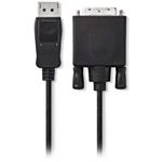 NEDIS kabel DisplayPort - DVI/ DisplayPort zástrčka - DVI-D 24+1-pin zástrčka/ černý/ 3m