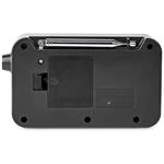 NEDIS přenosné rádio/ DAB+/ FM/ 1.3 "/ napájení z baterie/ digitální/ 3.6 W/ budík/ časovač vypnutí/ černé