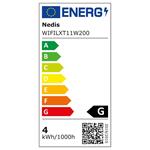 NEDIS Wi-Fi chytré dekorativní LED/ teplá bílá / 200 LED's/ Android & iOS/ Nedis® SmartLife/ 5 x 4 m