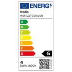 NEDIS Wi-Fi smart dekoratívna LED/ teplá až studená biela/ 200 LED/ Android a iOS/ Nedis® SmartLife/ 10 x 2 m