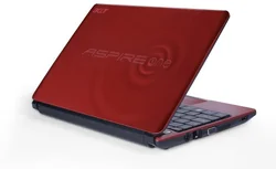 Netbook ACER Aspire ONE D257 10,1"LED Atom N570 1GB 320GB SD WiFi CAM 6ti článková bat. W7S+Android RED