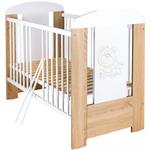 New Baby Dětská postýlka Méďa s hvězdičkou standard dub