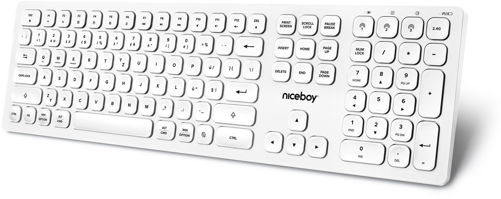 Niceboy OFFICE K30 (CZ) bílá
