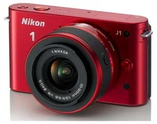 NIKON 1 J1 10.1 MPix + 10-30 VR + 30-110 VR - Red
