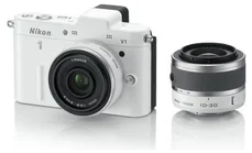NIKON 1 V1 10.1 MPix + 10-30 VR + 30-110 VR - White
