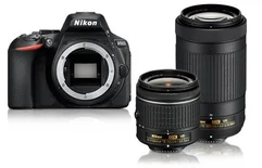 Nikon D5600 + 18-55 AF-P VR + 70-300 AF-P VR (VBA500K004) - Digitální fotoaparáty - zrcadlovky